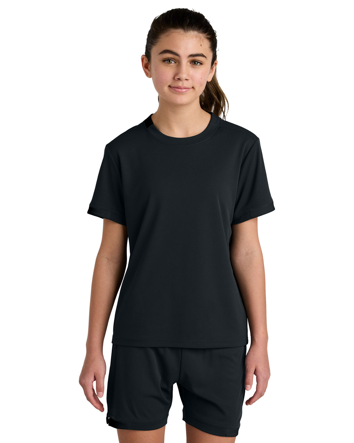 Sport-Tek YST440 Youth Club Short Sleeve Crew
