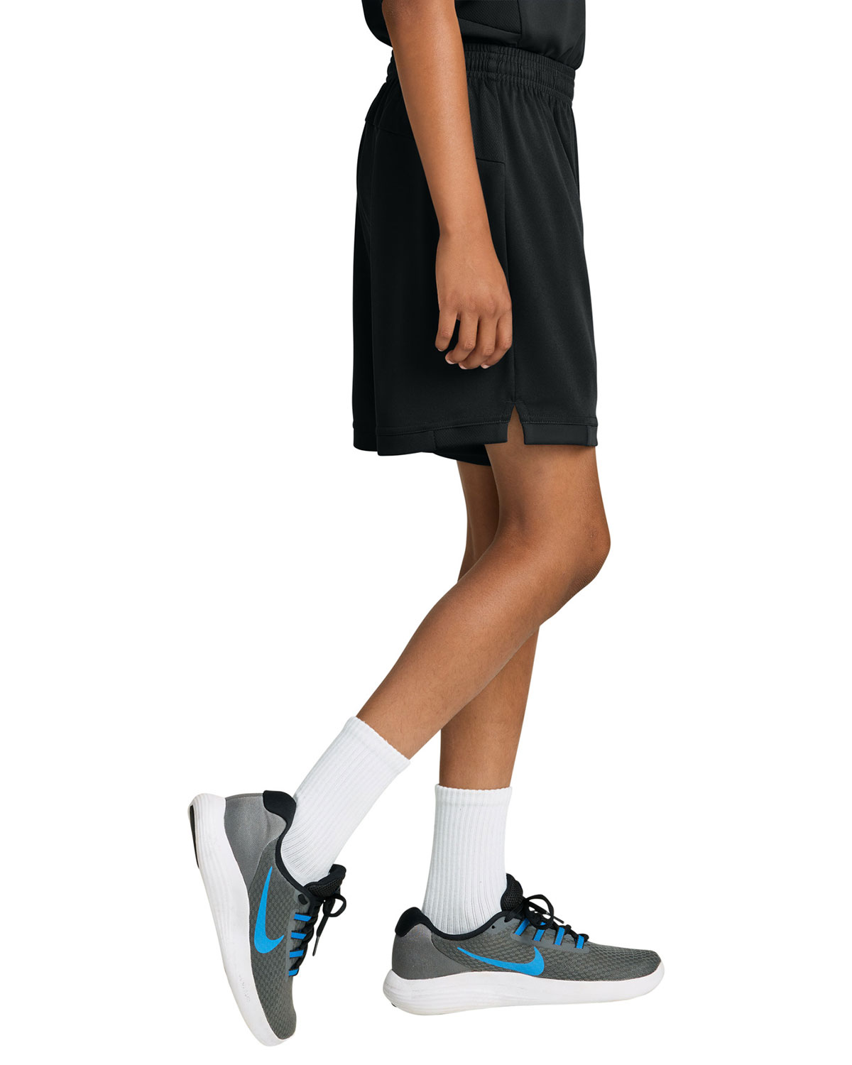 Sport-Tek YST4420 Youth Club 5' Short view 3