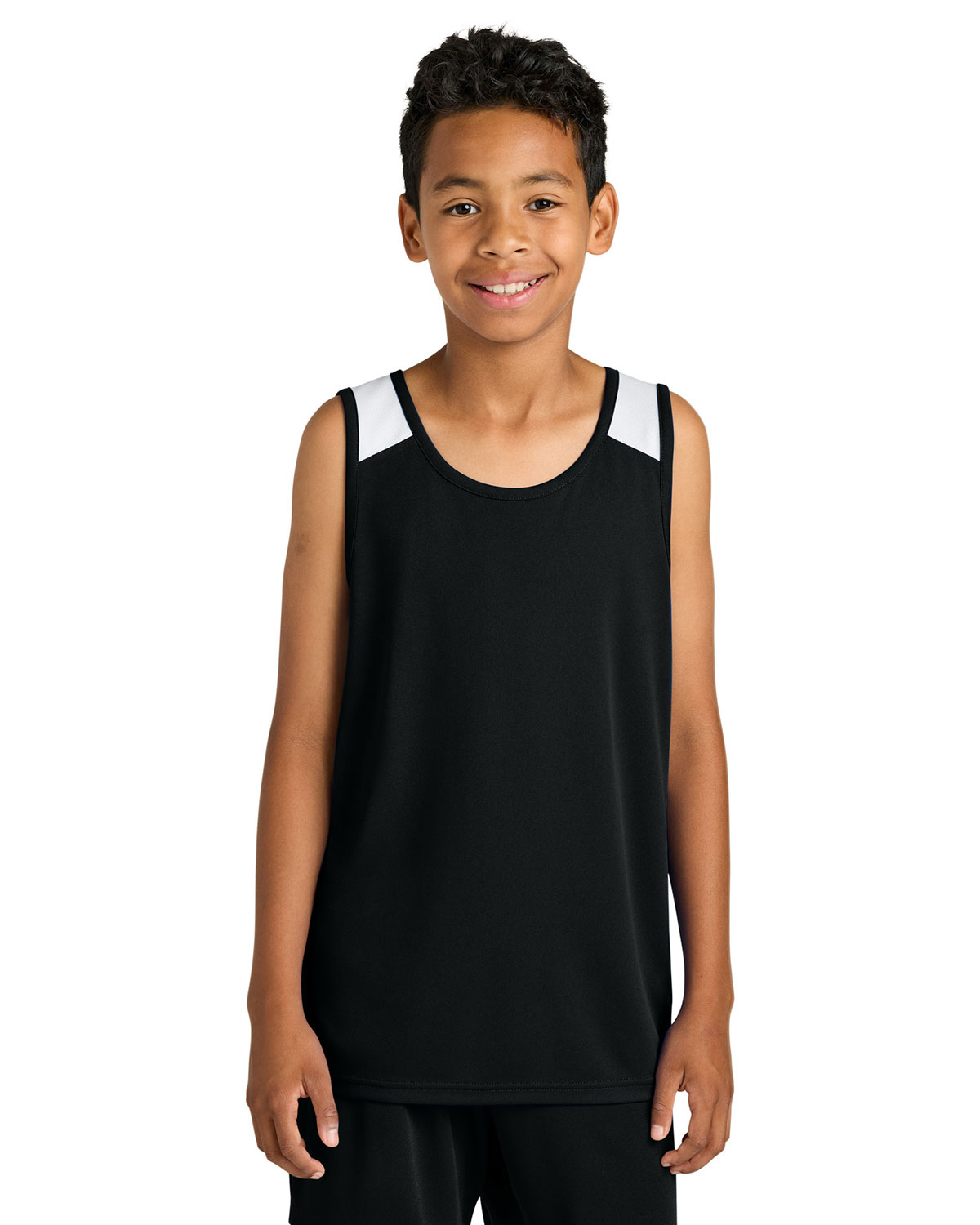 Sport-Tek YST446 Youth Club Track Tank