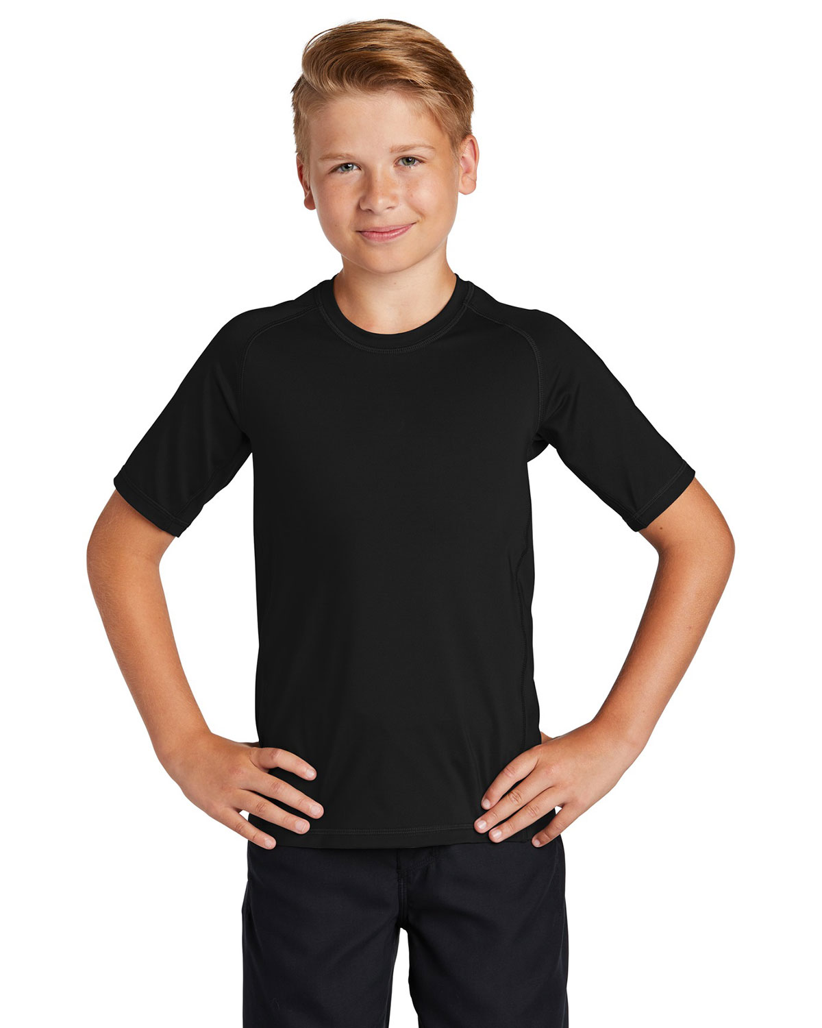 Sport-Tek YST470 Youth Rashguard Tee