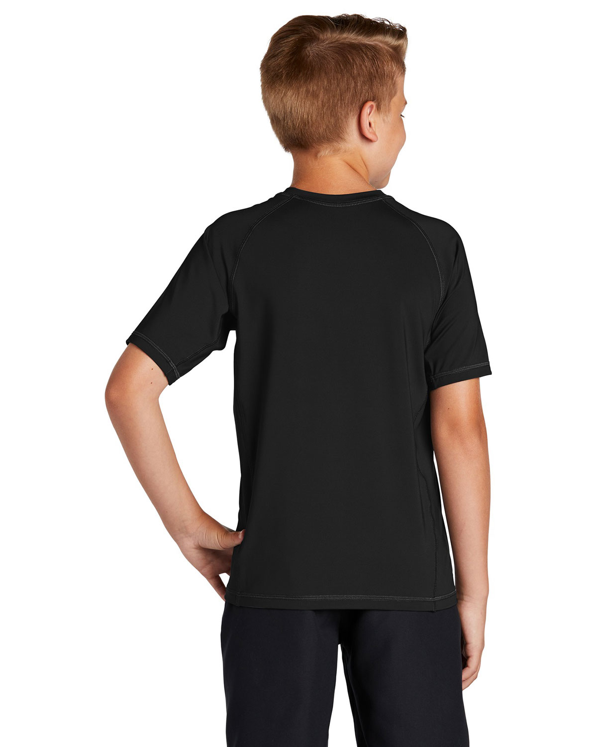 Sport-Tek YST470 Youth Rashguard Tee view 2