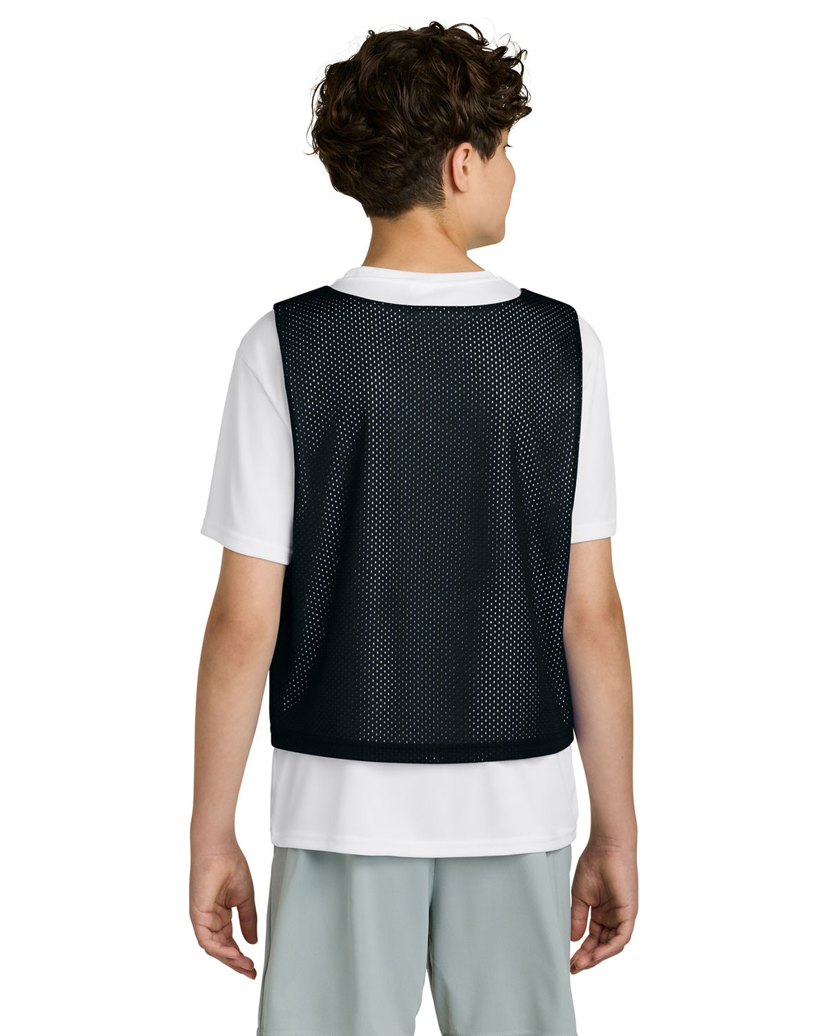 Sport-Tek YST512 Youth Lacrosse Reversible Pinnie view 2