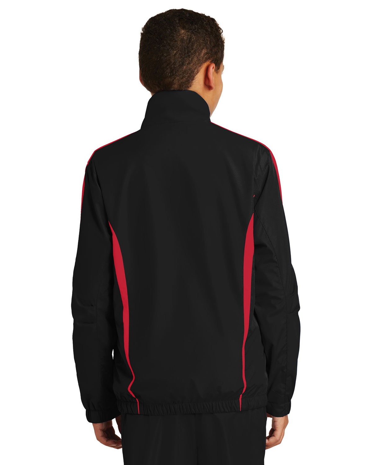 Sport-Tek YST60 Youth Colorblock Raglan Jacket view 2