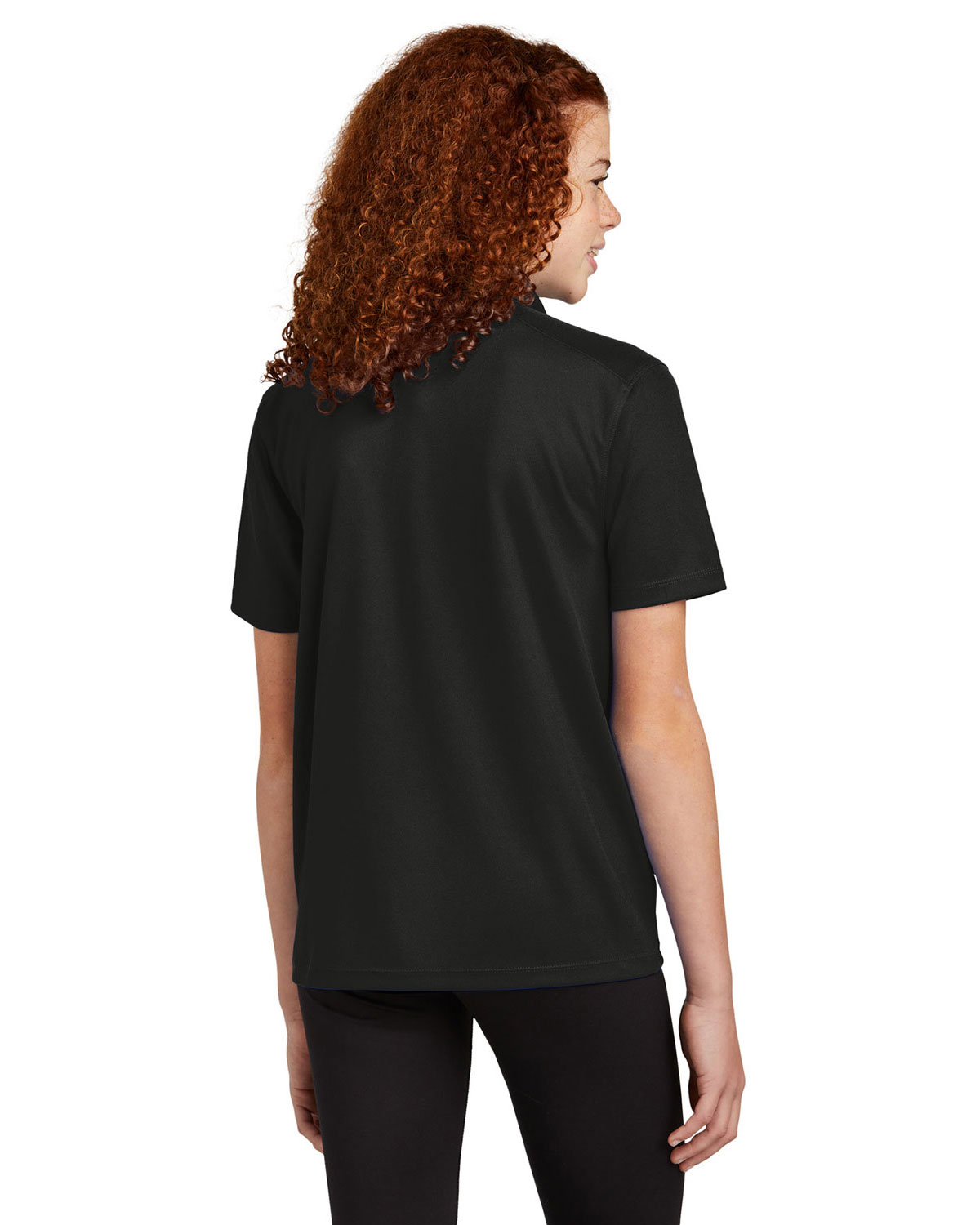 Sport-Tek YST740 Youth UV Micropique Polo view 2