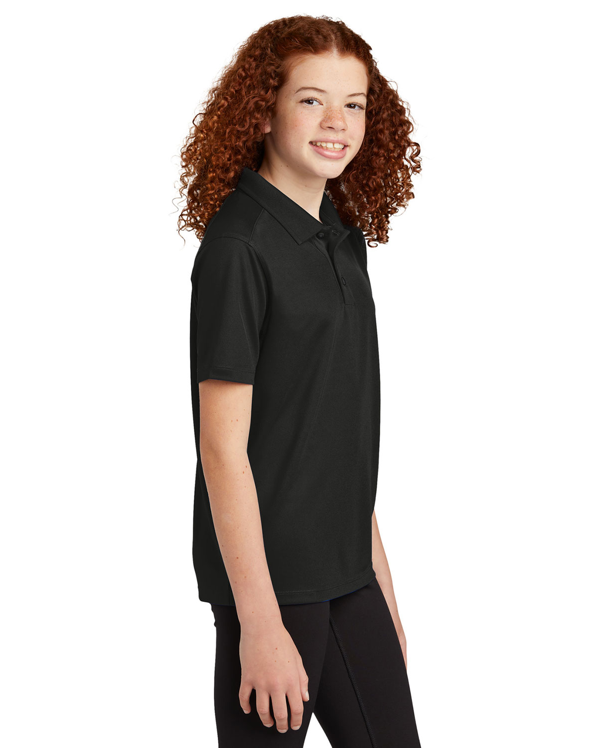 Sport-Tek YST740 Youth UV Micropique Polo view 3