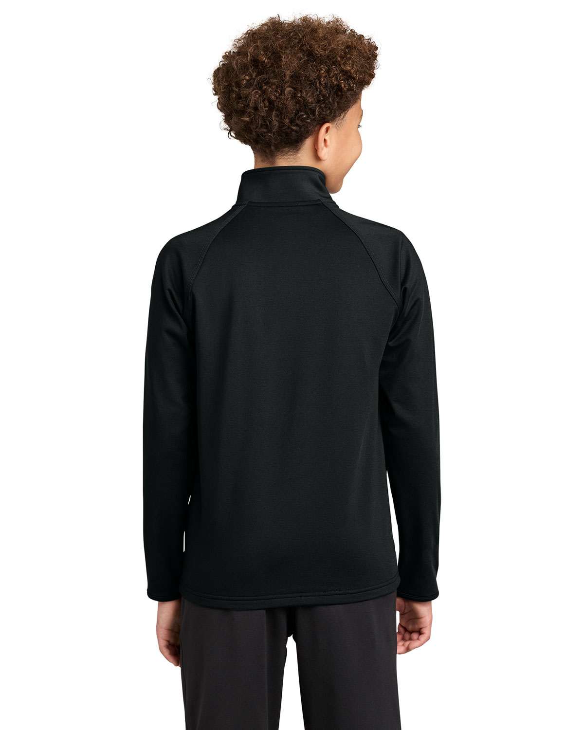 Sport-Tek YST850 Youth Sport-Wick Stretch 1/4-Zip Pullover view 2