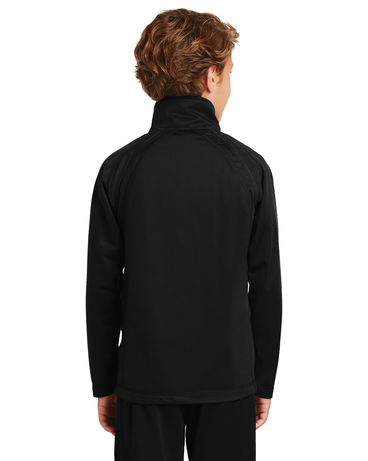 Sport-Tek YST90 Youth Tricot Track Jacket view 2