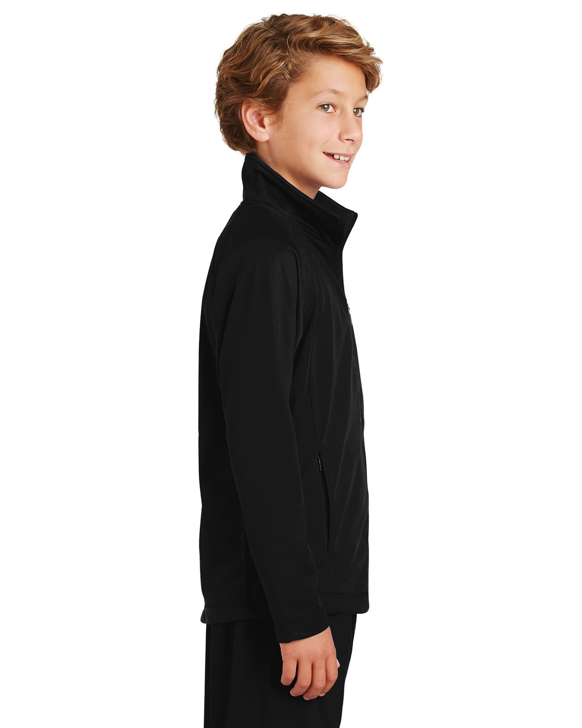 Sport-Tek YST90 Youth Tricot Track Jacket view 3