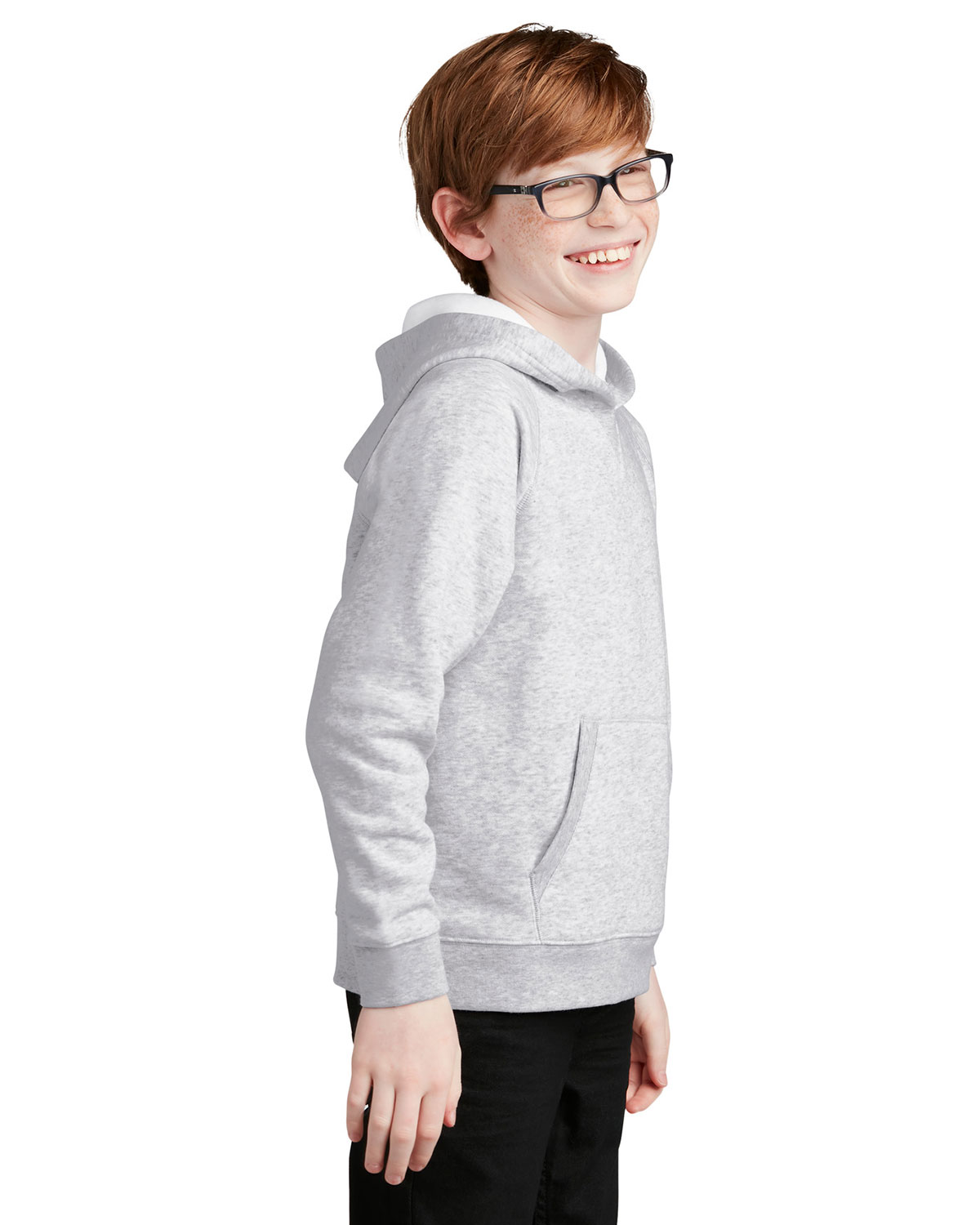 Sport-Tek YSTF200 Youth Drive Fleece Pullover Hoodie view 3