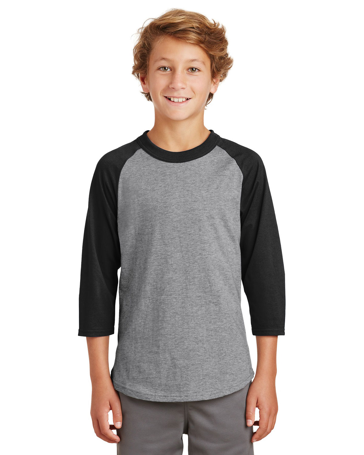 Sport-Tek YT200 Youth Colorblock Raglan Jersey