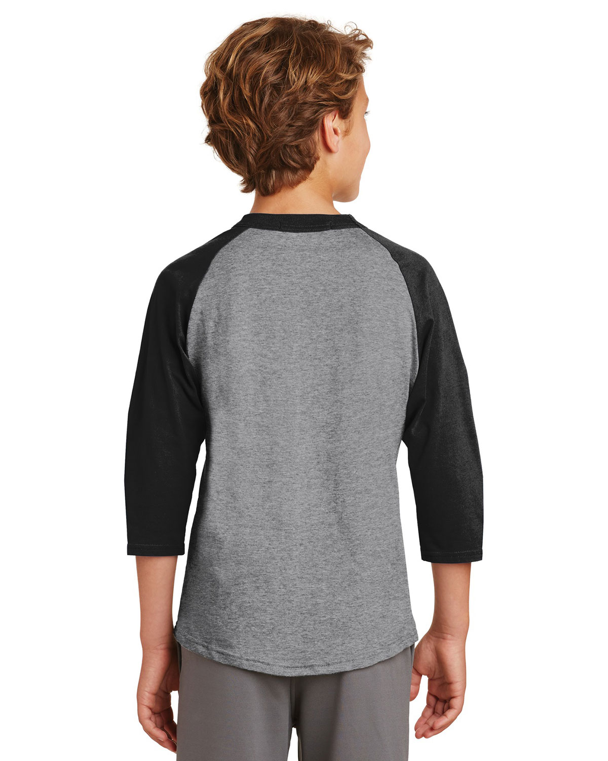 Sport-Tek YT200 Youth Colorblock Raglan Jersey view 2