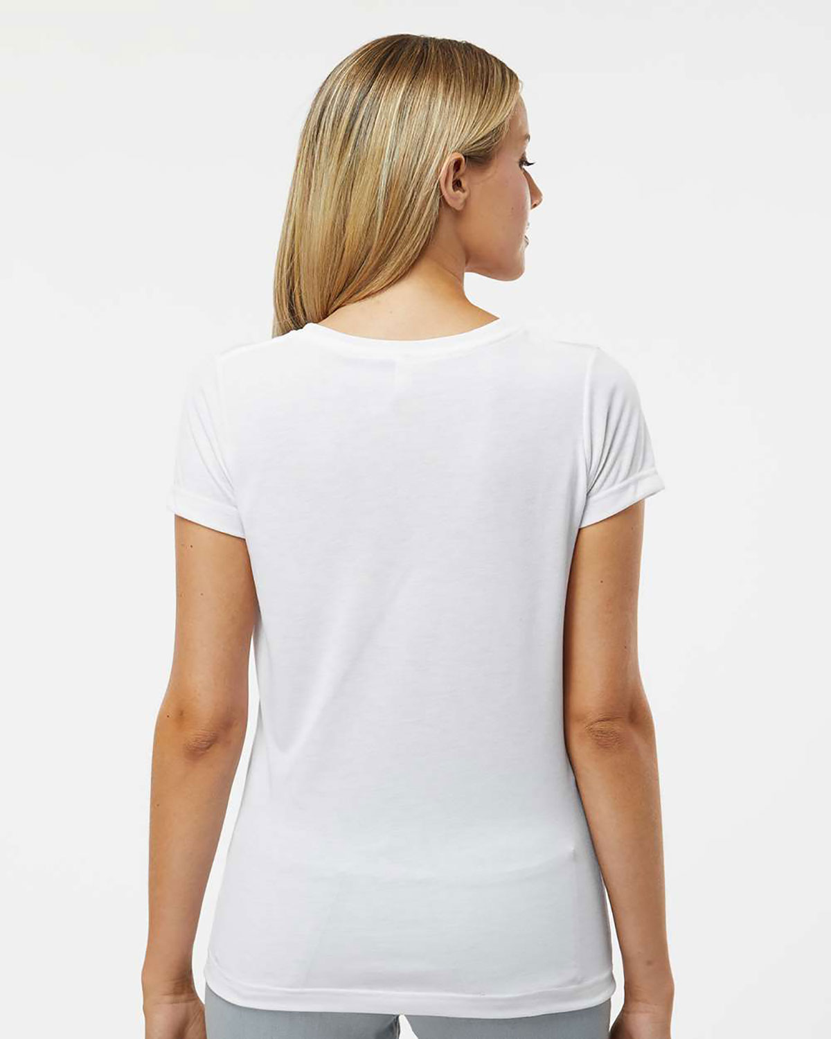 SubliVie 1510 Women's Polyester Sublimation Tee view 2