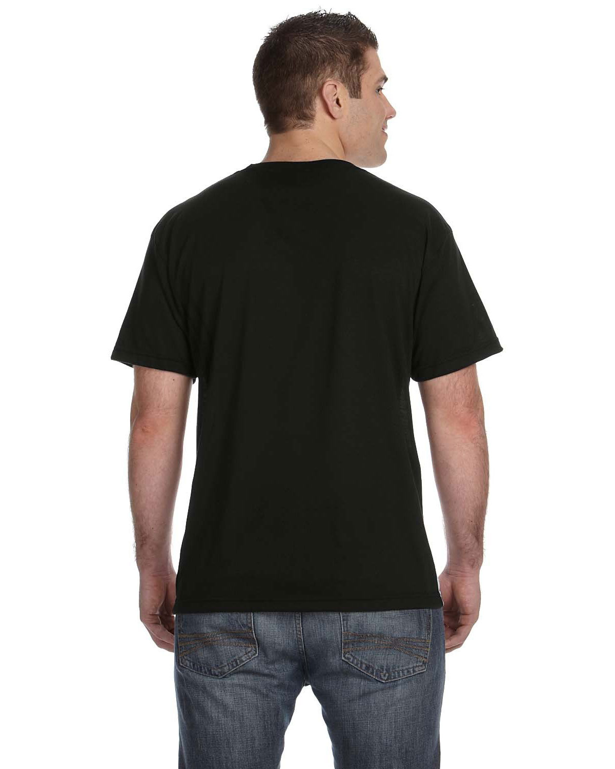 SubliVie 1902 Men's Blackout Polyester Sublimation Tee view 2
