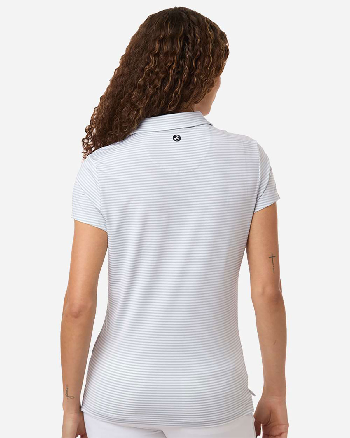 Swannies Golf SW1110L Women's Kayla Striped Polo view 2