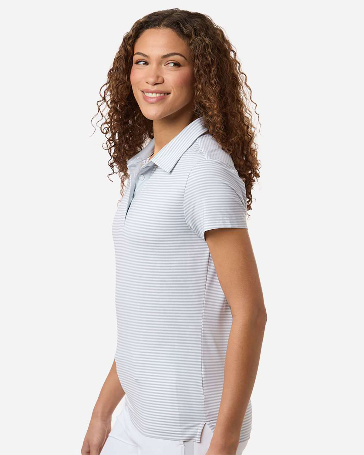 Swannies Golf SW1110L Women's Kayla Striped Polo view 3