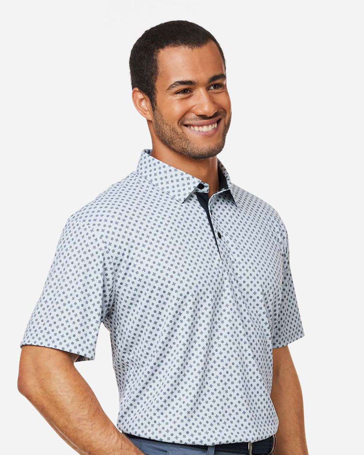 Swannies Golf SW5400 Men's Hazelwood Polo view 3
