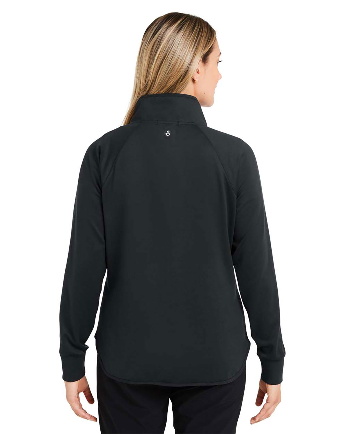 Swannies Golf SWE400L Women's Ellis Snap Neck Pullover view 2