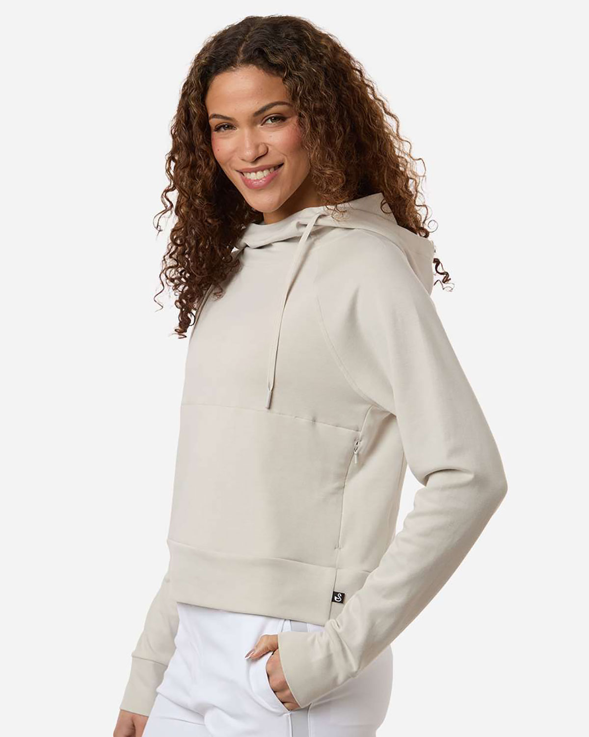 Swannies Golf SWE600L Women's Emma Hooded Sweatshirt view 3