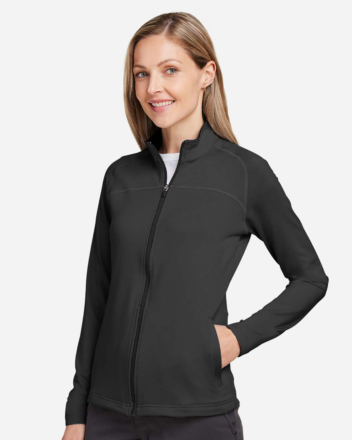 Swannies Golf SWF400L Women's Cora Full-Zip Jacket view 3