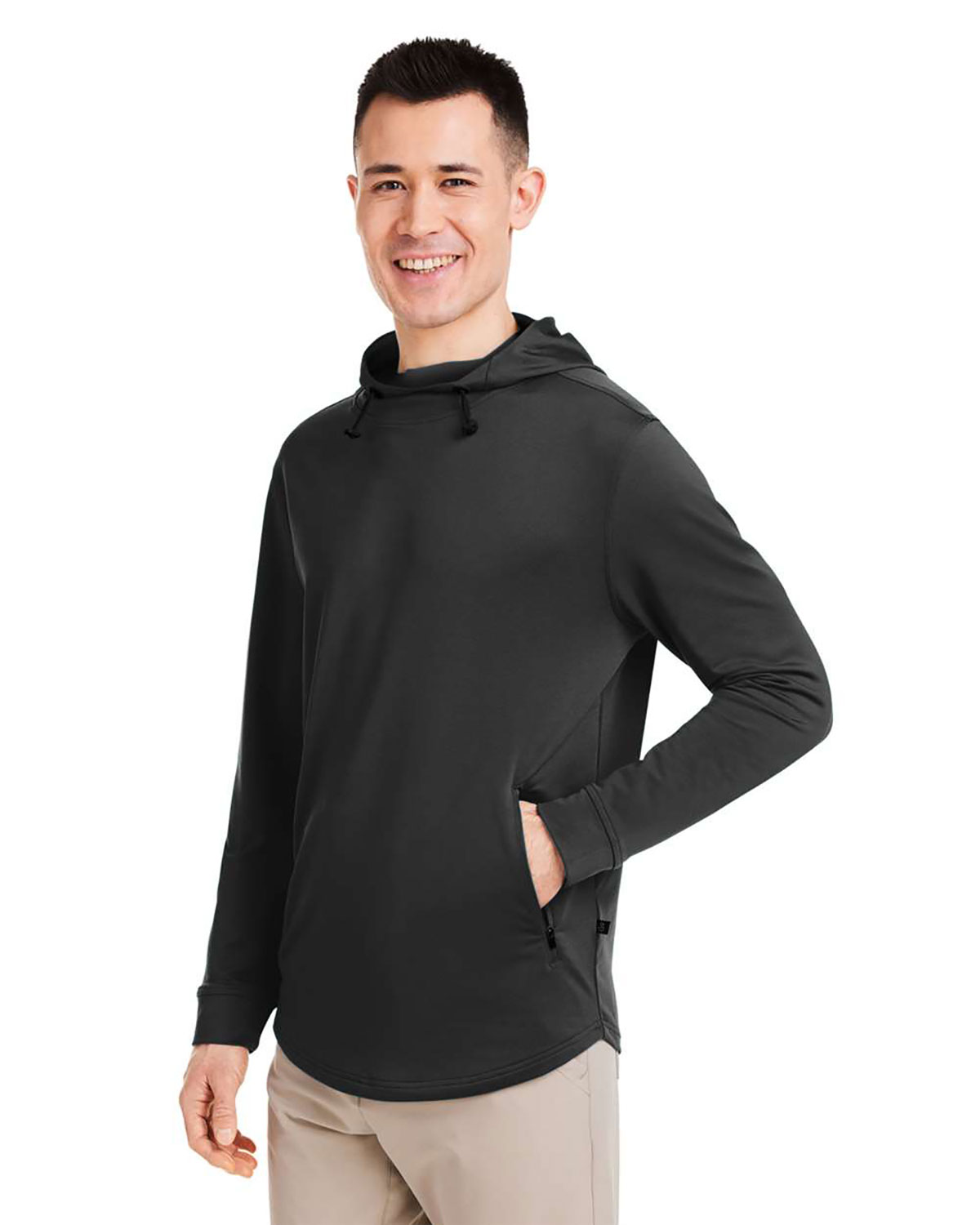 Swannies Golf SWI600 Men's Ivy Hooded Sweatshirt view 3
