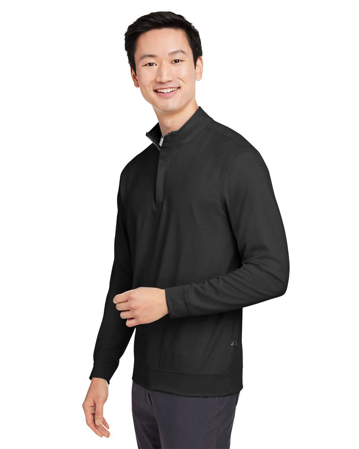 Swannies Golf SWM500 Men's McKinnon Quarter-Zip Pullover view 3