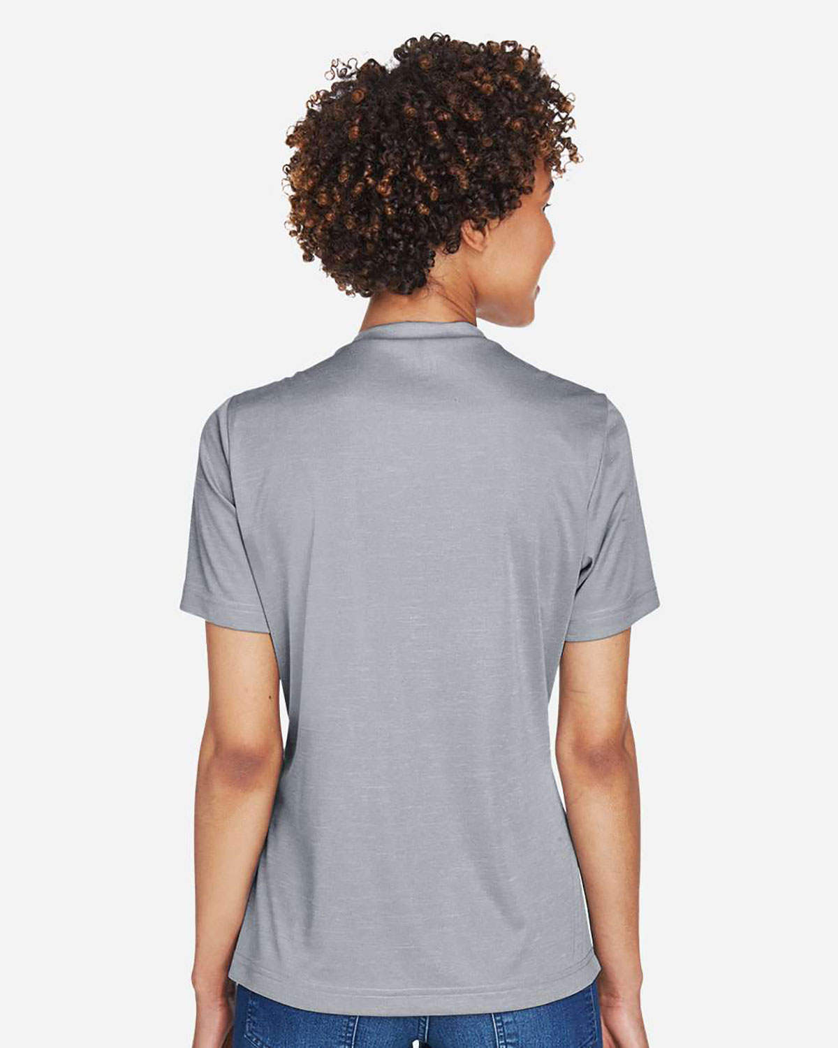 Team 365 TT11HW Women's Sonic Heather Performance T-Shirt view 2
