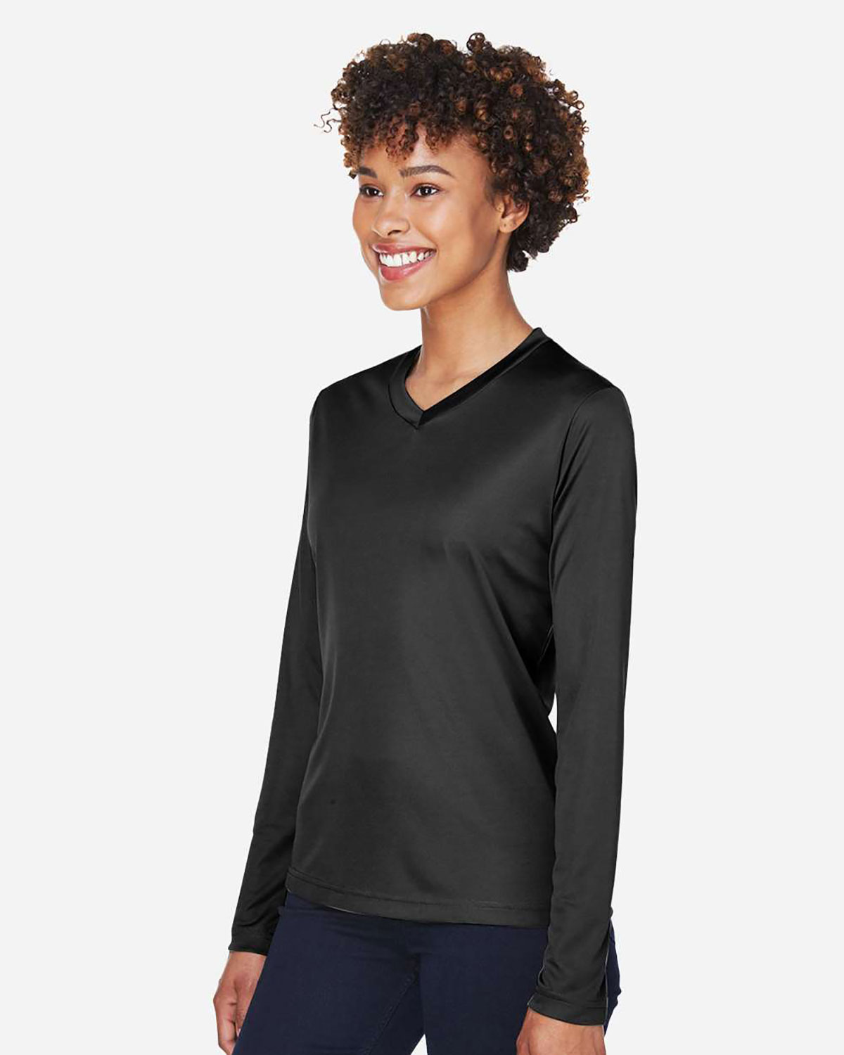Team 365 TT11WL Women's Zone Performance Long Sleeve T-Shirt view 3