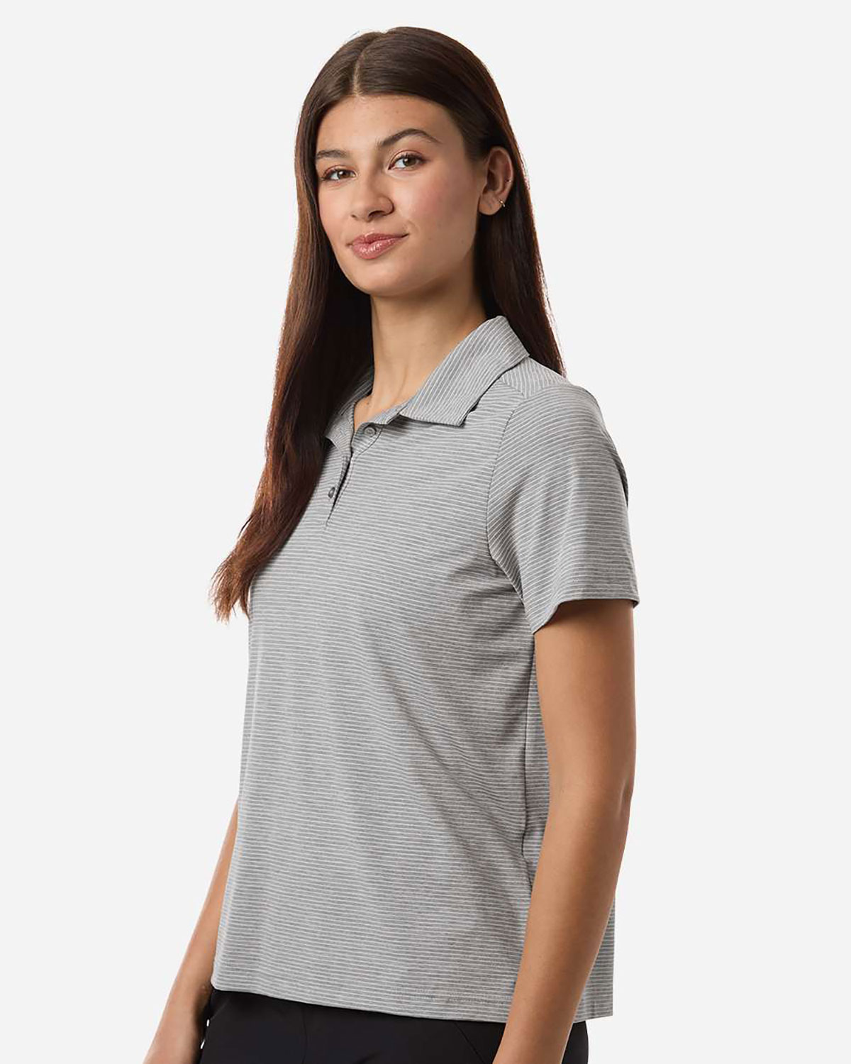 Team 365 TT125W Women's Relay Heathered Stripe Polo view 3