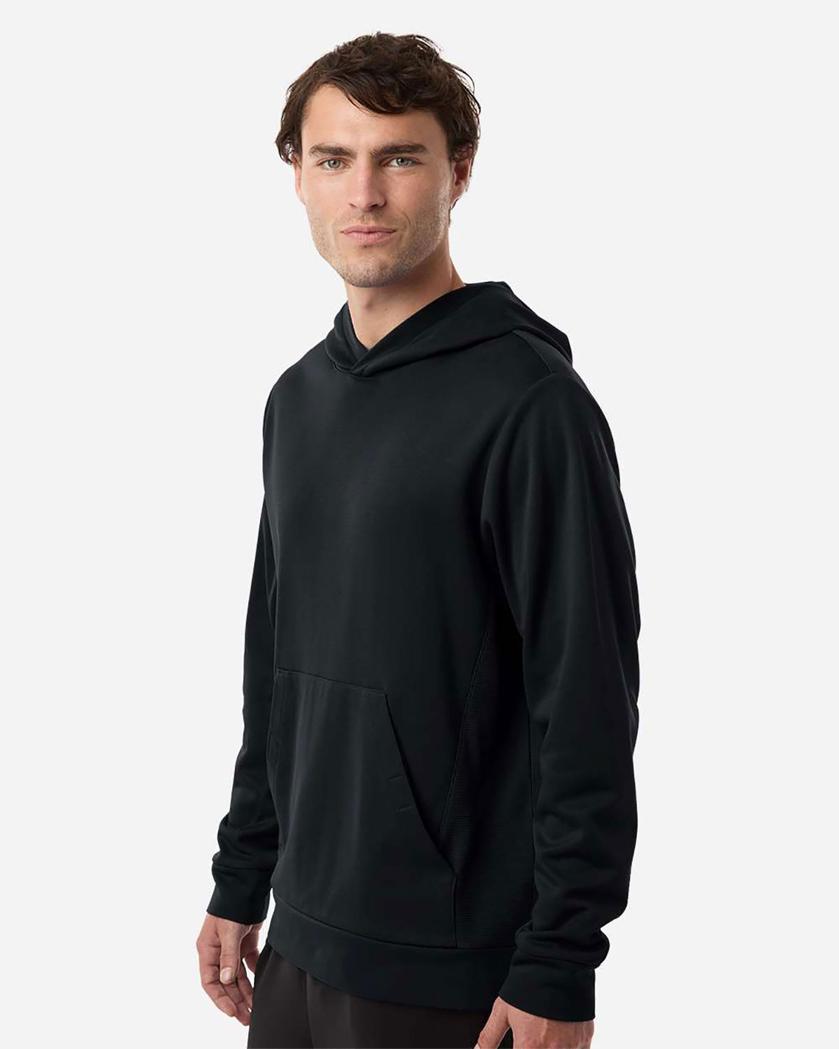 Team 365 TT400 Unisex Squad Hooded Tech Fleece Pullover view 3