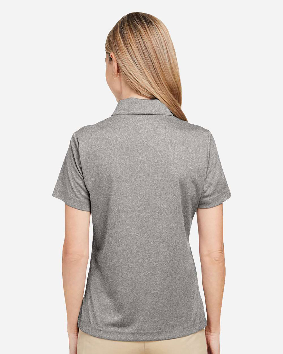 Team 365 TT51HW Women's Zone Sonic Heather Performance Polo view 2