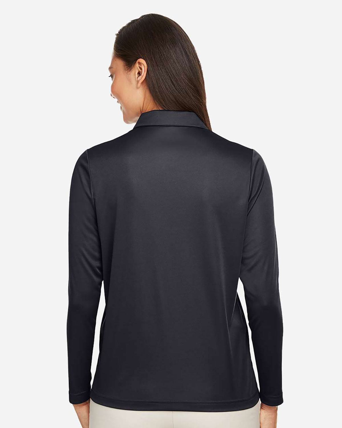 Team 365 TT51LW Women's Zone Performance Long Sleeve Polo view 2
