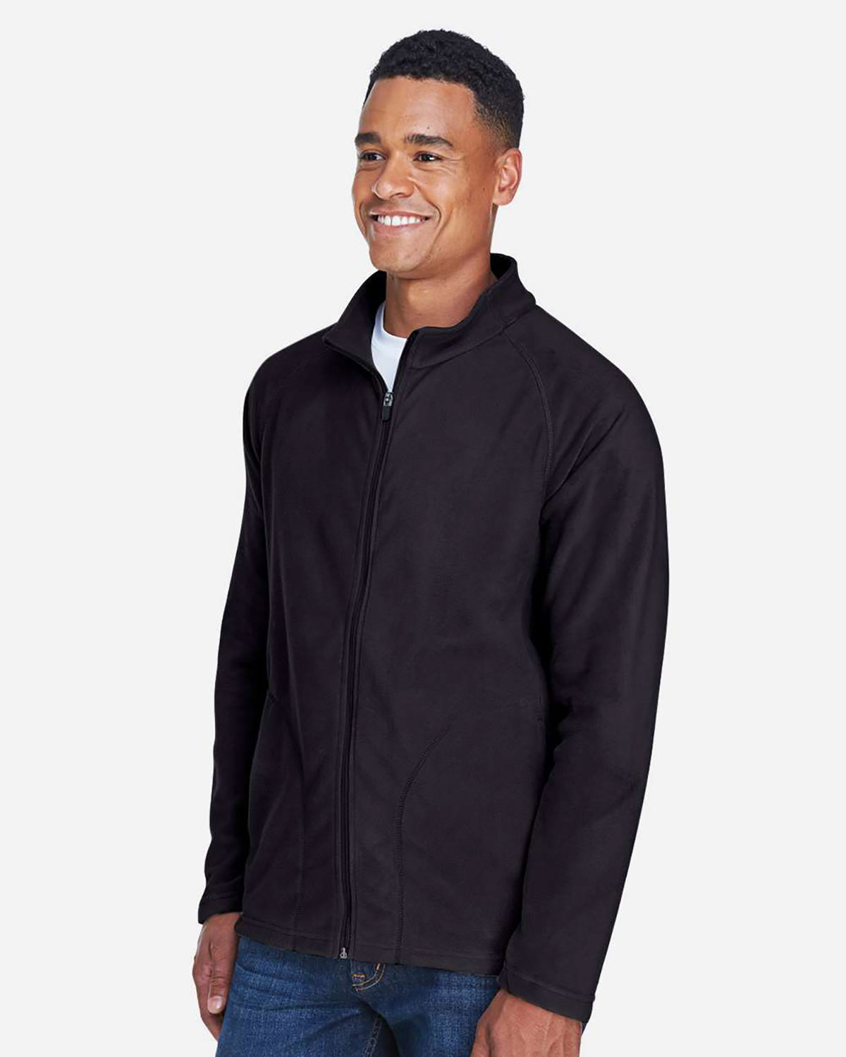 Team 365 TT90 Men's Campus Microfleece Jacket view 3