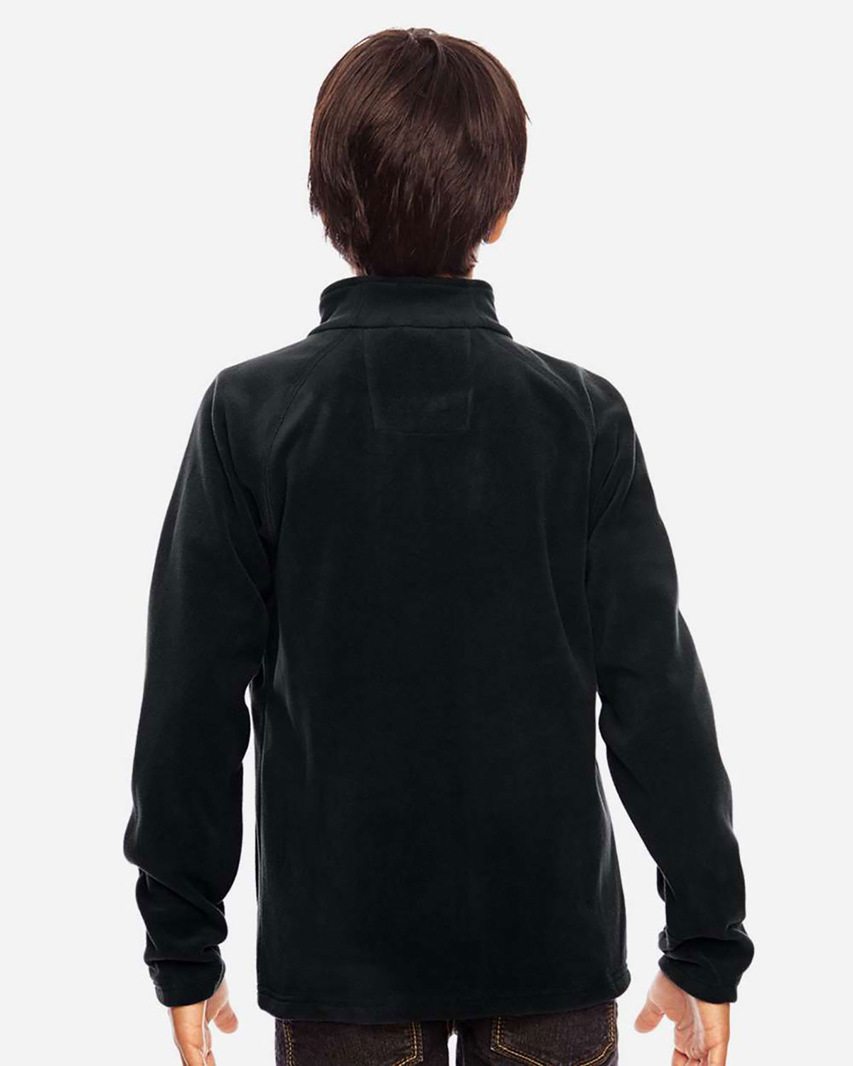 Team 365 TT90Y Youth Campus Microfleece Jacket view 2
