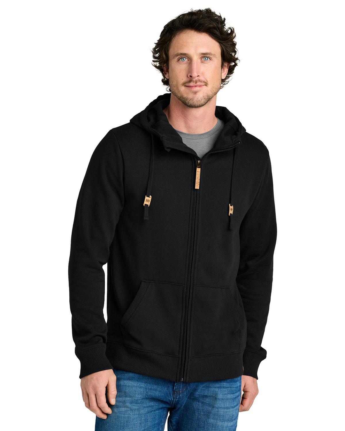 tentree TTCM4414 Space Dye Fleece Full-Zip Hoodie