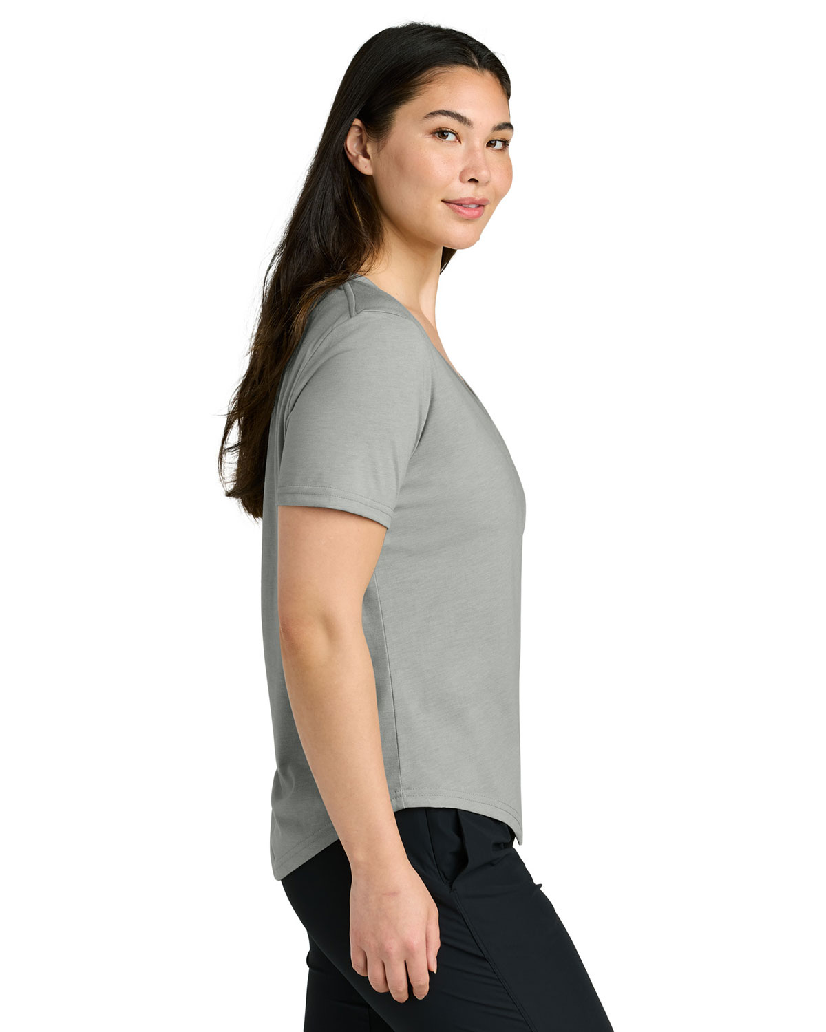 tentree TTCW5646 Women's TreeBlend V-Neck T-Shirt view 3
