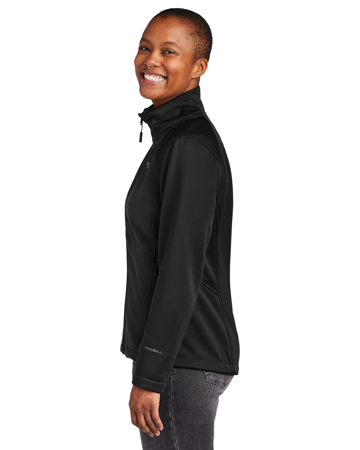 The North Face NF0A88D4 Women's Chest Logo Ridgewall Soft Shell Jacket view 3