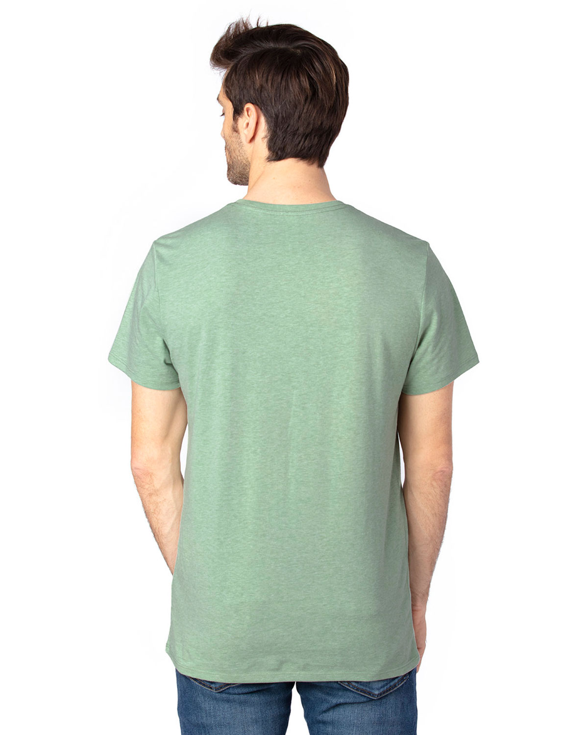Threadfast Apparel 100A Unisex Ultimate CVC T-Shirt view 2