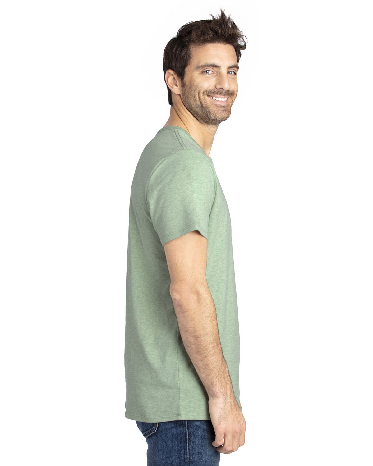 Threadfast Apparel 100A Unisex Ultimate CVC T-Shirt view 3