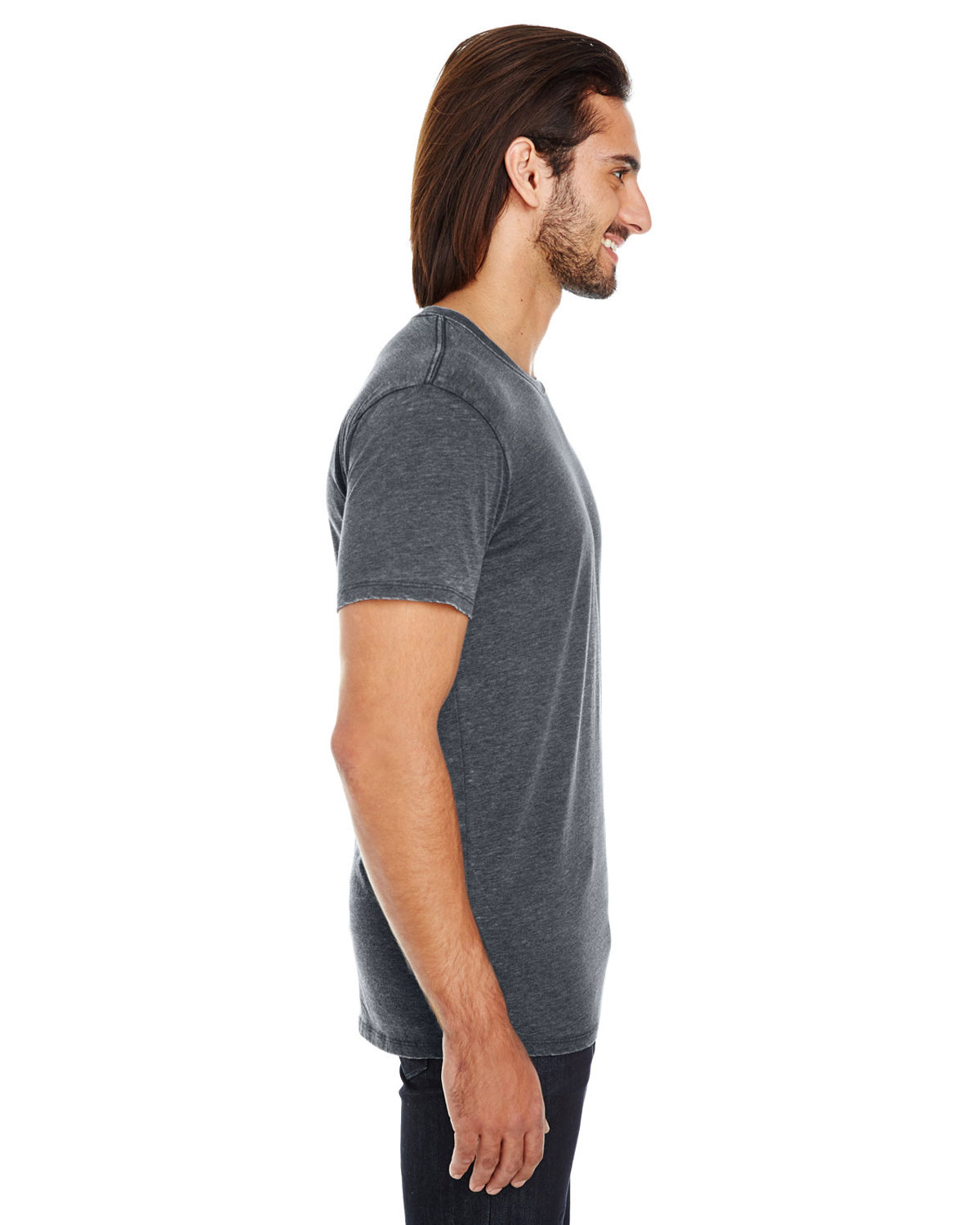 Threadfast Apparel 108A Unisex Vintage Dye T-Shirt view 3