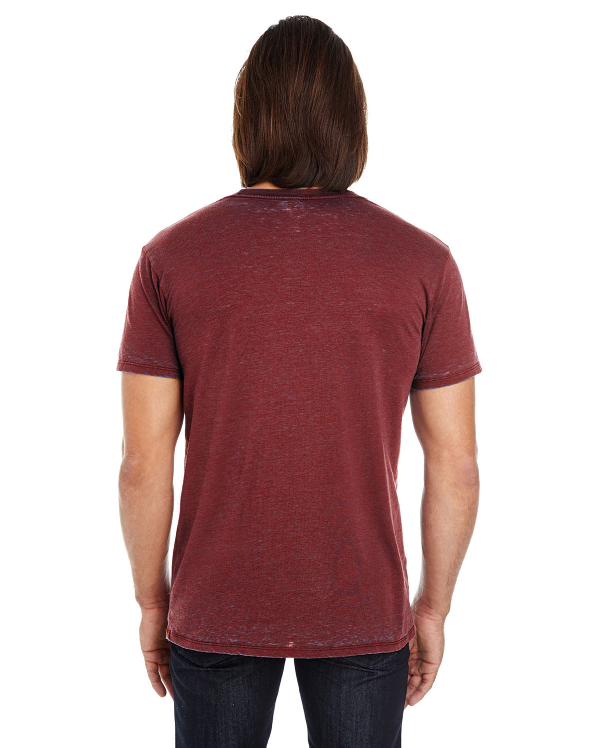 Threadfast Apparel 115A Unisex Cross Dye T-Shirt view 2