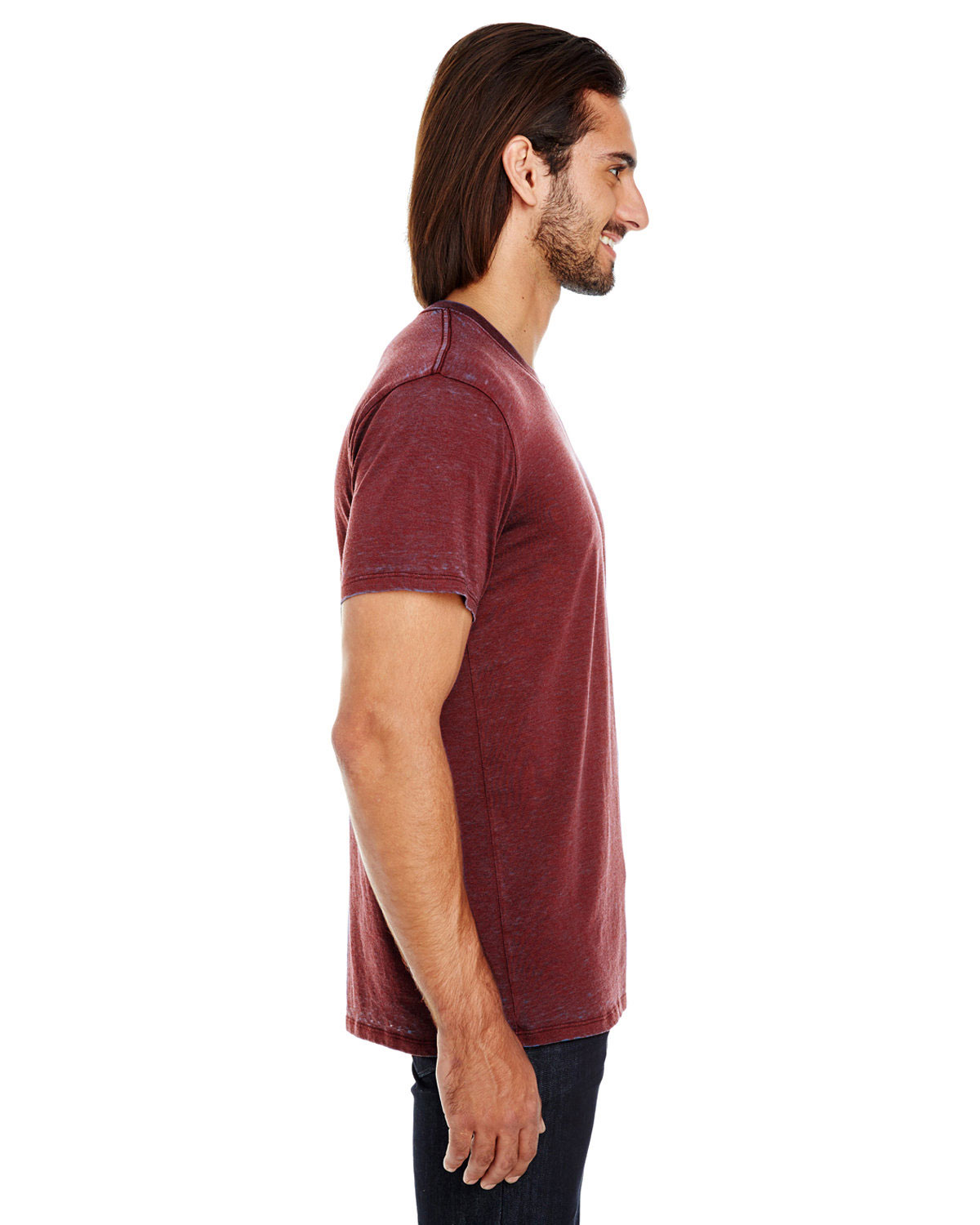 Threadfast Apparel 115A Unisex Cross Dye T-Shirt view 3