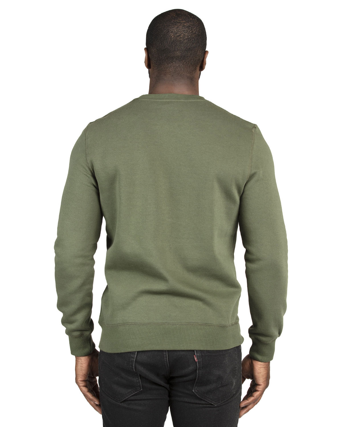 Threadfast Apparel 320C Unisex Ultimate Crewneck Sweatshirt view 2