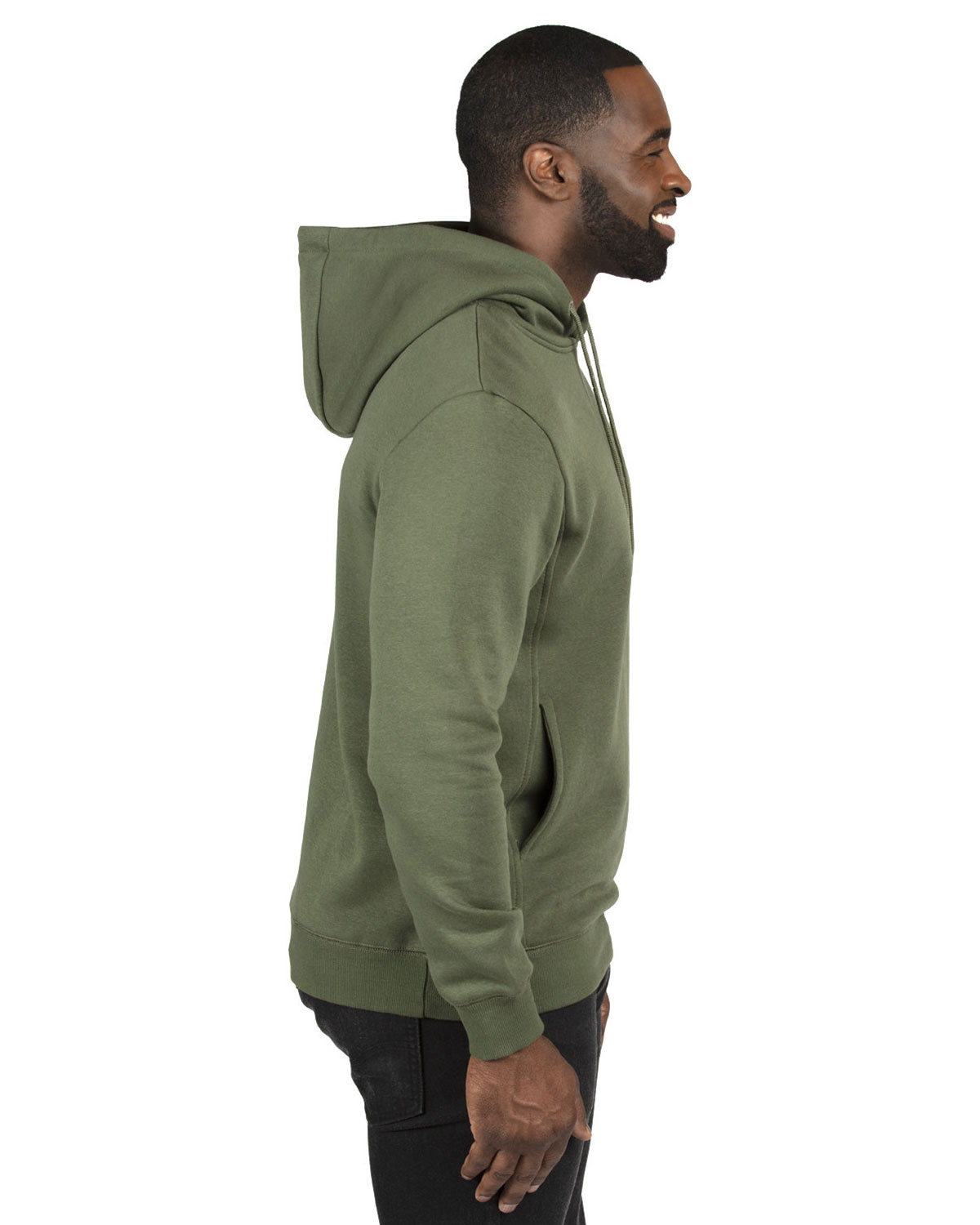 Threadfast Apparel 320H Unisex Ultimate Fleece Pullover Hooded Sweatshirt view 3