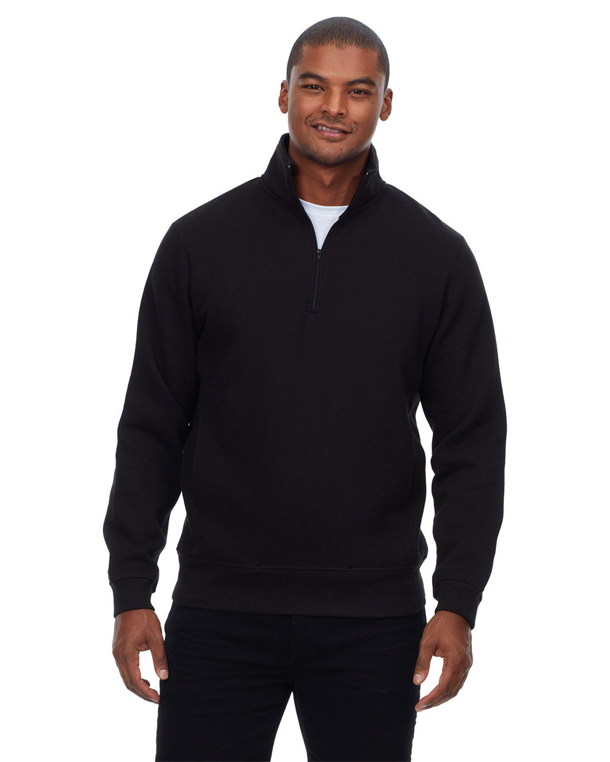 Threadfast Apparel 320Q Unisex Ultimate Fleece Quarter-Zip Sweatshirt