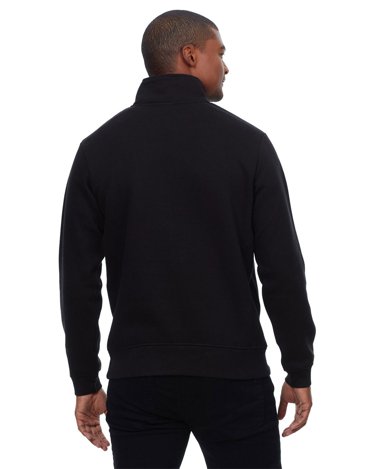Threadfast Apparel 320Q Unisex Ultimate Fleece Quarter-Zip Sweatshirt view 2