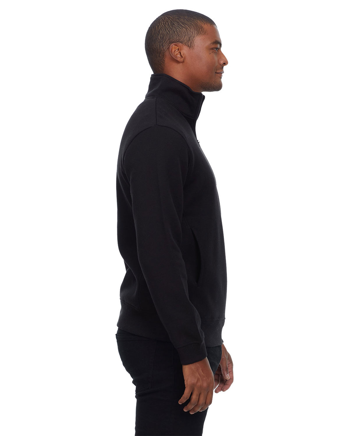 Threadfast Apparel 320Q Unisex Ultimate Fleece Quarter-Zip Sweatshirt view 3