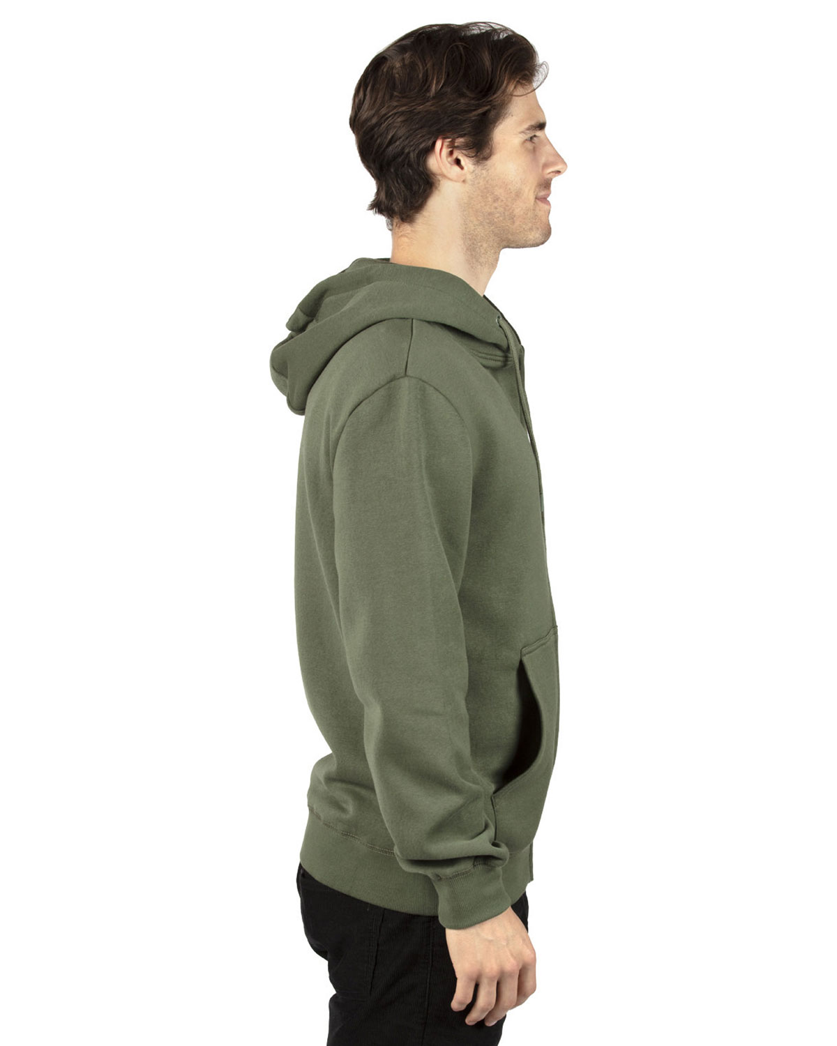 Threadfast Apparel 320Z Unisex Fleece Full-Zip Hooded Sweatshirt view 3