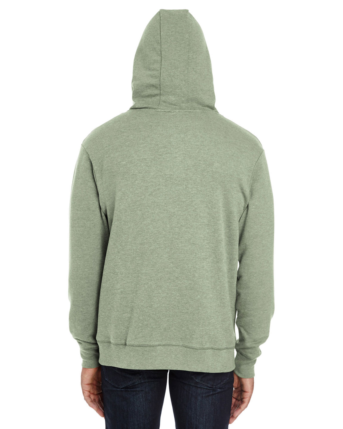 Threadfast Apparel 321Z Unisex Tri-Blend French Terry Full-Zip view 2
