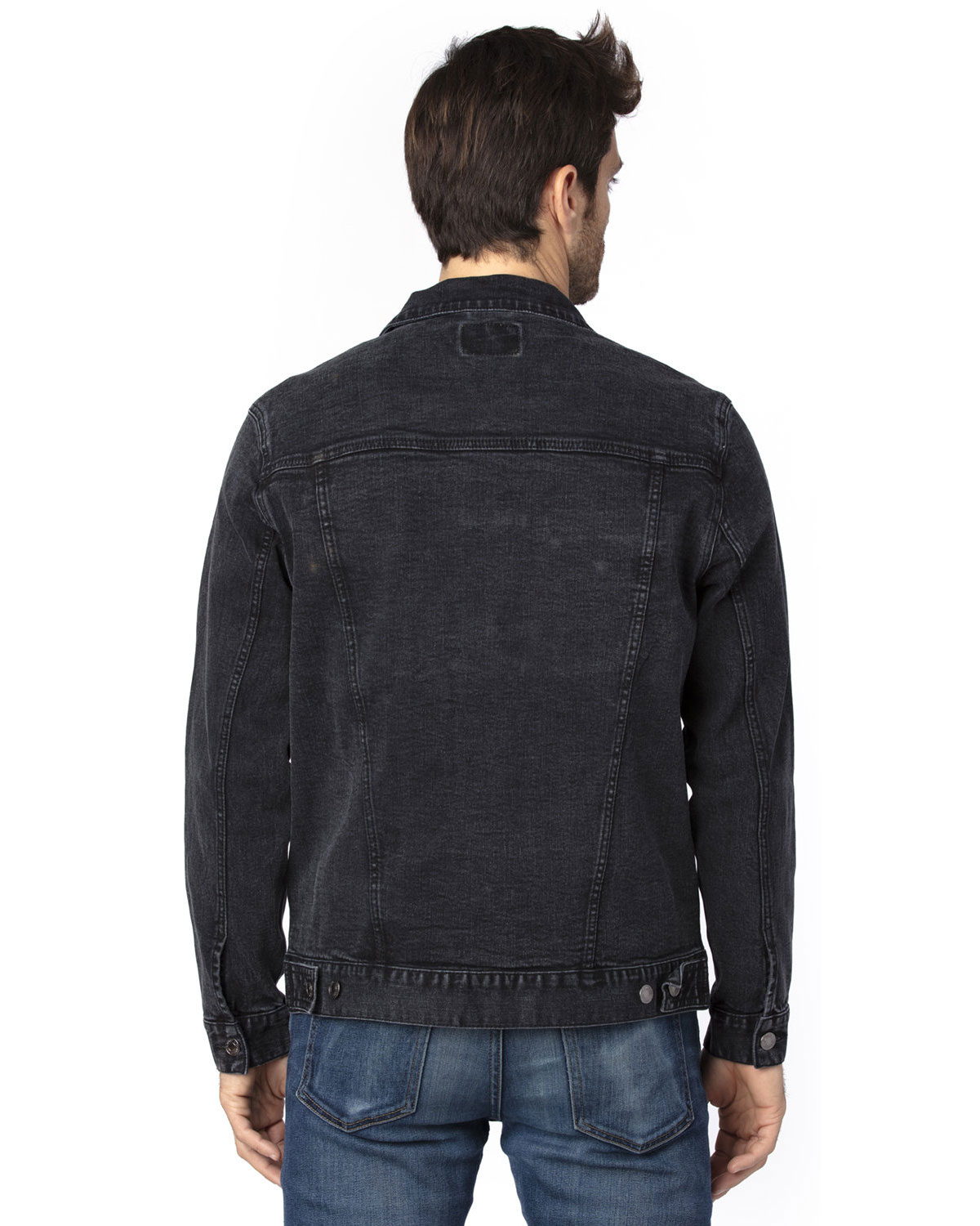 Threadfast Apparel 370J Unisex Denim Jacket view 2