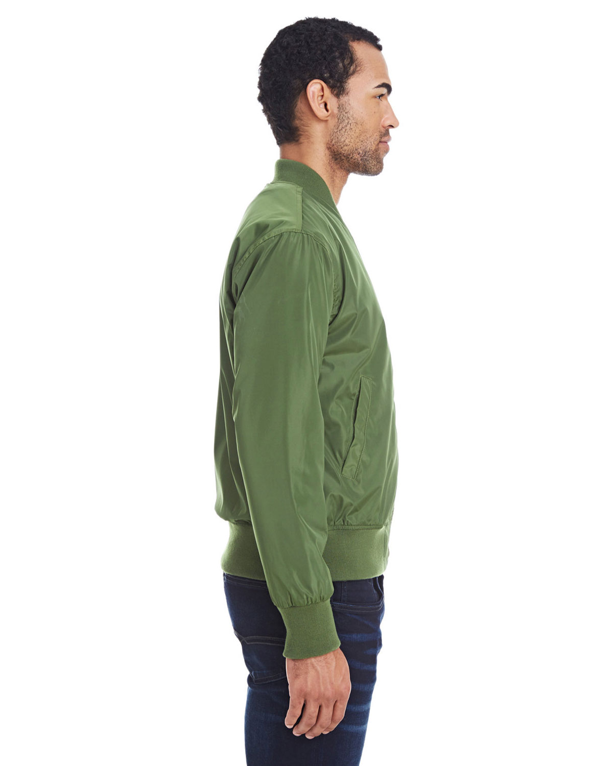 Threadfast Apparel 395J Unisex Bomber Jacket view 3